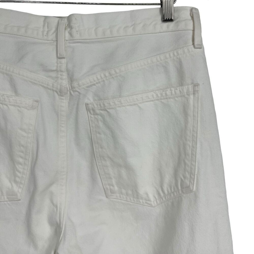 AGOLDE 90's Mid‎ Rise Loose Fit Jeans Distressed Varnish White 29 - Picture 11 of 14